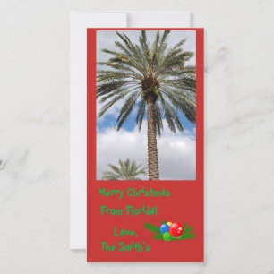 Joyeux Noël de la carte Floride