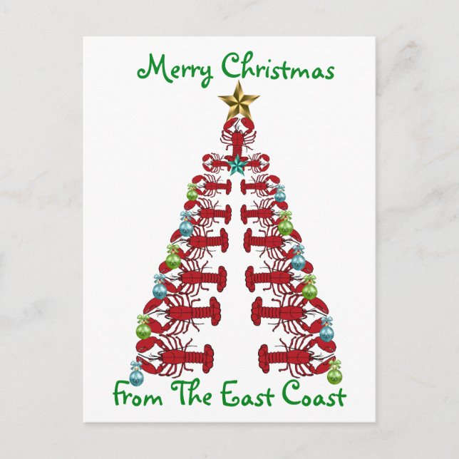 Joyeux Noël de la carte postale d'EastCoast (Devant)