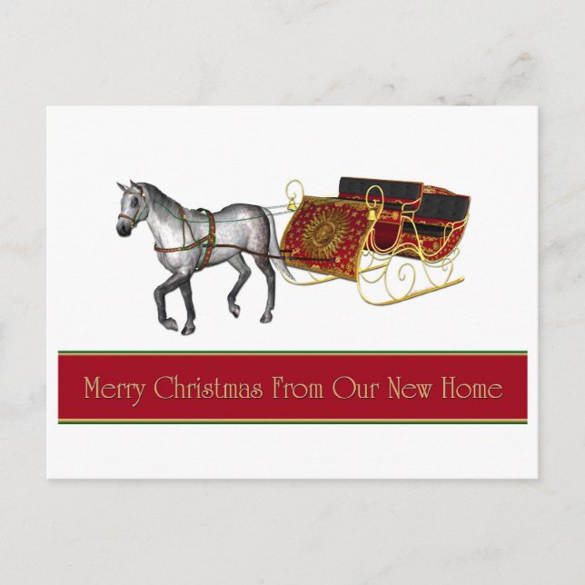 Joyeux Noël de la carte postale New Home (Devant)