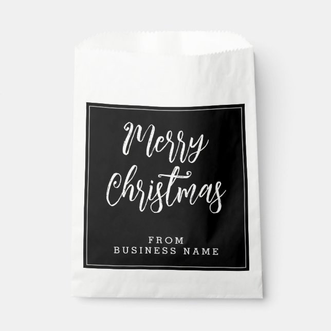 Joyeux Noël de | Mini sacs en papier (Devant)