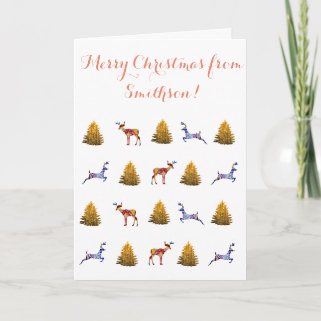 Joyeux Noël de nous Carte de voeux (Devant)