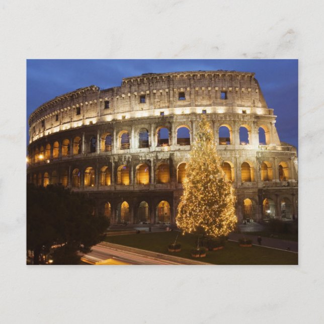 Joyeux Noël de Rome Carte postale (Devant)