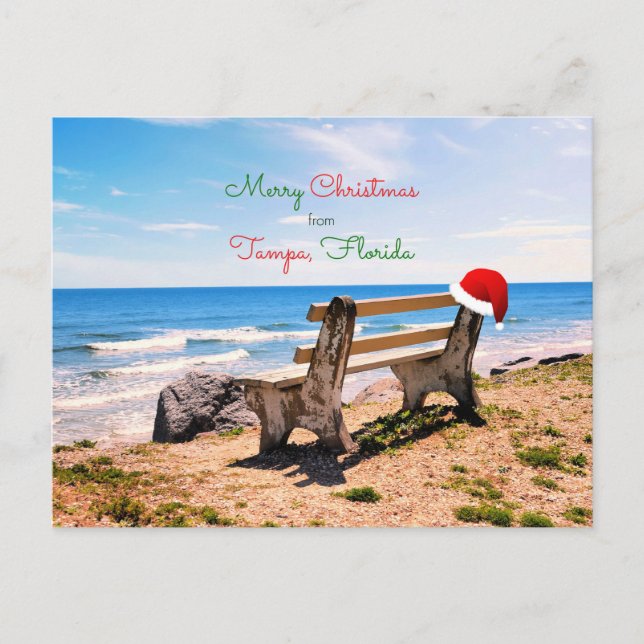 Joyeux Noël de Tampa, Floride Carte postale (Devant)