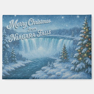 Joyeux Noël des chutes du Niagara Magnet d'hiver