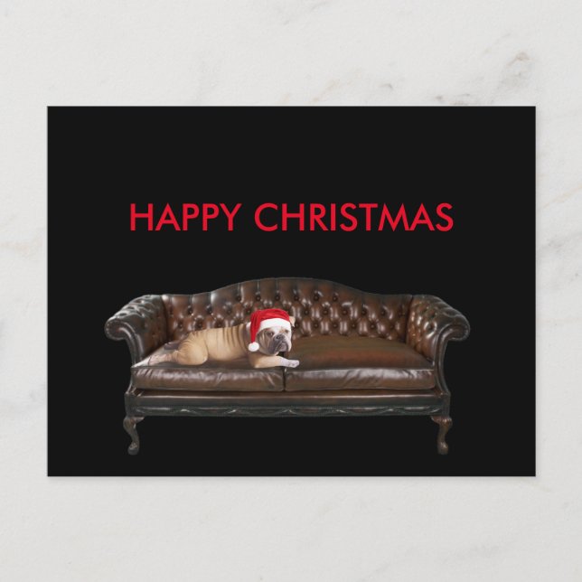 Joyeux Noël drôle Carte postale ironique (Devant)
