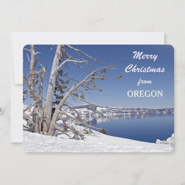 Joyeux Noël du Modèle photo de l'Oregon (Devant)