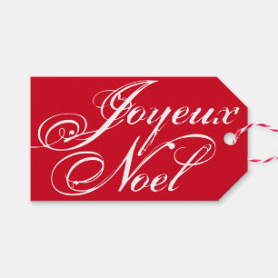 Joyeux Noel ~ Elegant Christmas Gift Tag