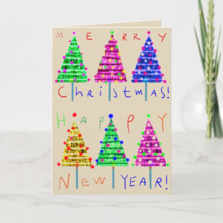 Joyeux Noël Enfants Art Cartes de Noël