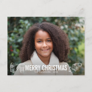Joyeux Noël Essentials Photo Carte postale