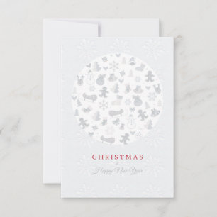 Joyeux Noël et Bonne Année ! Carte blanche XMAS