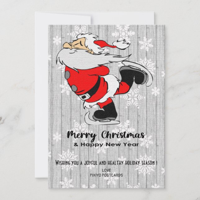 Joyeux Noël et bonne carte de voeux du Nouvel An (Devant)