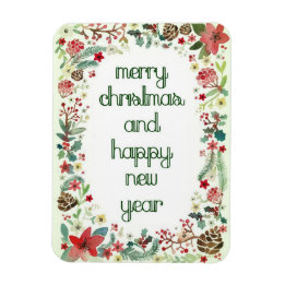 Joyeux Noël et Joyeux Magnet du Nouvel An