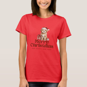 Joyeux Noël et joyeux t-shirt du Nouvel An