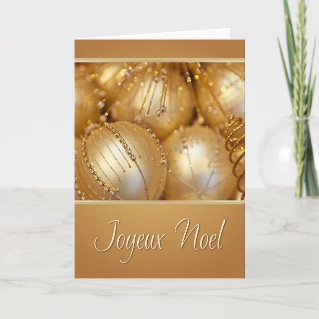 Joyeux Noel French Christmas Card (Front)