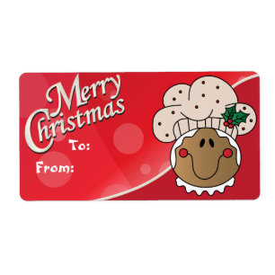 Joyeux Noël Gingerbread Man Tags cadeaux