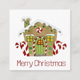 Joyeux Noël Gingpain maison Enclôture Carte