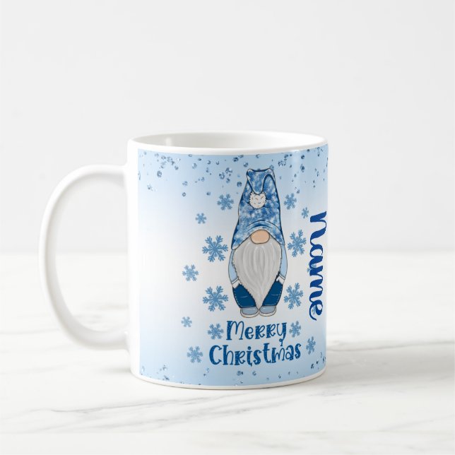 Joyeux Noël Gnome Fête Café Thé Mug (Gauche)
