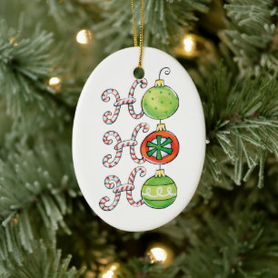 Joyeux Noël Ho Ho Ho, Décorations de Canne à Sucre