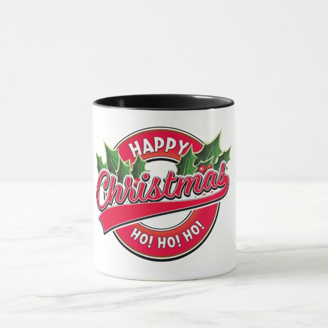 Joyeux Noël Ho! Ho! Ho! Tasse (Centre)