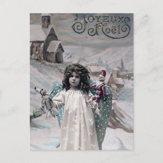 Joyeux Noel  Holiday Postcard (Front)