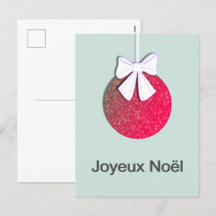 Joyeux Noel Holiday Postcard