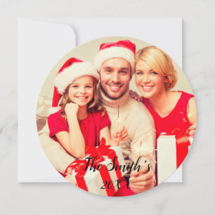 Joyeux Noël Holly Carte photo II
