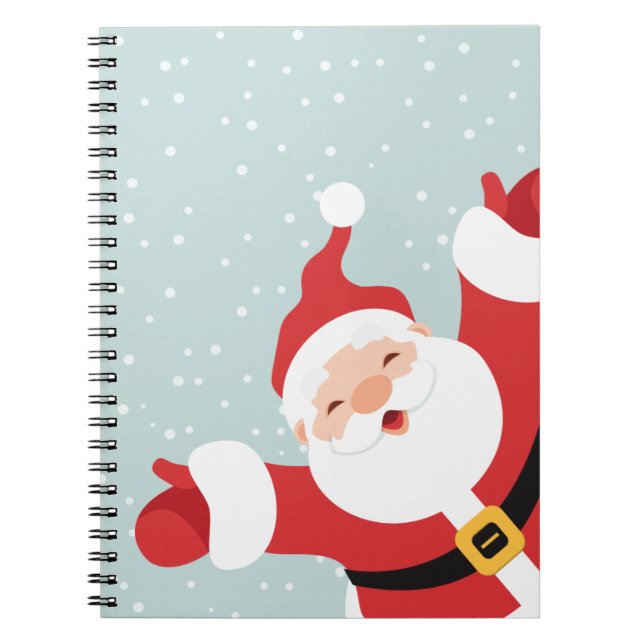 Joyeux Noël joyeux Père Noël | CARNET (Devant)