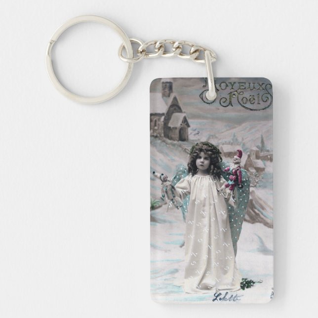 Joyeux Noel  Keychain (Front)