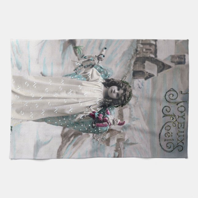 Joyeux Noel  Kitchen Towel (Horizontal)