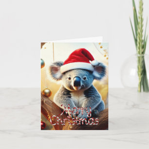 Joyeux Noël Koala assis dans la carte Gumtree