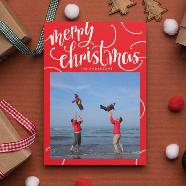 Joyeux Noël Lettre de Noël Carte photo (Créateur téléchargé)