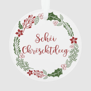 Joyeux Noël luxembourgeois, Schéi Chrëschtdeeg