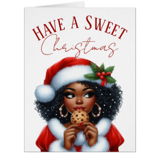 Joyeux Noël Madame Clause noire douce