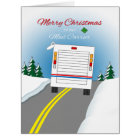Joyeux Noël Mailtruck pour le transporteur de