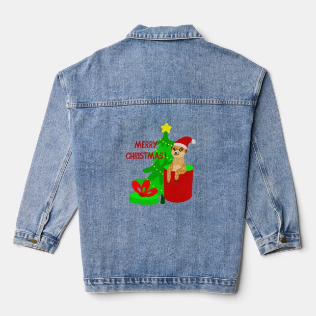 joyeux noël meerkat père Noël drôle (Verso)