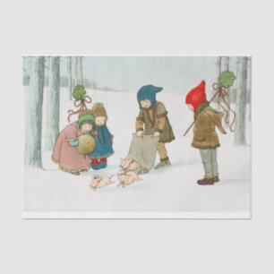 Joyeux Noel - Merry Christmas! by Paul Ebner Tissue Paper
