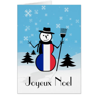 Merry Christmas In French Cards, Merry Christmas In French Greeting Cards, Merry Christmas In