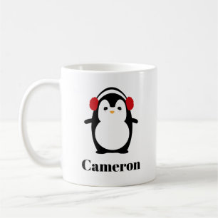 Joyeux Noël mignon Pingouin Mug personnalisé