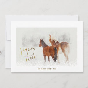 Joyeux Noel minimal Noël Carte photo de vacances