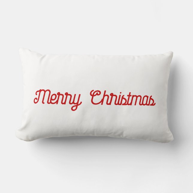Joyeux Noël minimaliste ou ajouter votre Coussin d (Recto)