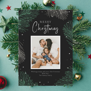 Joyeux Noël moderne 1 Photo Appartement Carte de v