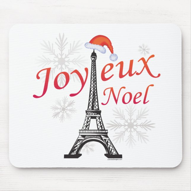 Joyeux Noel Mouse Pad (Front)