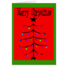 Joyeux Noël - Moyenne et drôle de carte