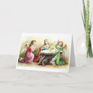 Joyeux Noël Naissance du Christ Carte de voeux