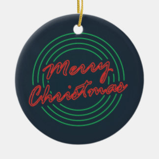Joyeux Noël Neon Stye Ornements