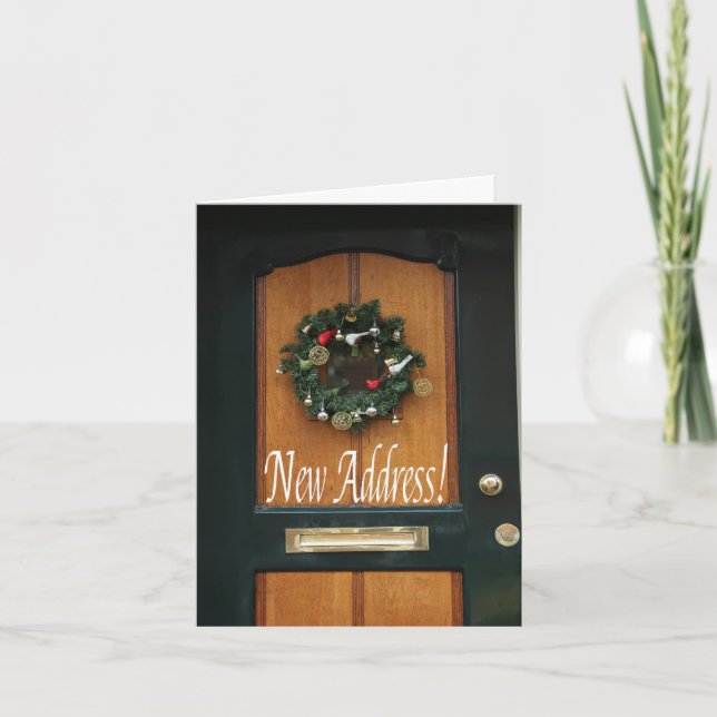 Joyeux Noël - Nouvelle carte de Noël d'adresse (Devant)