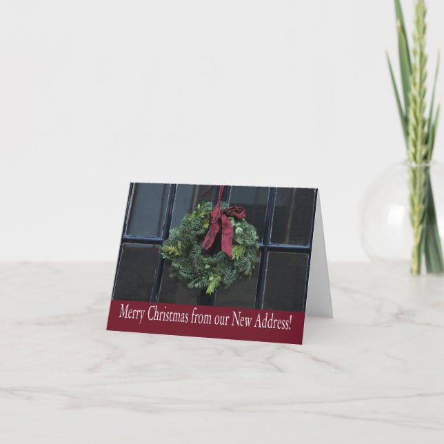 Joyeux Noël - Nouvelle carte de Noël d'adresse (Devant)
