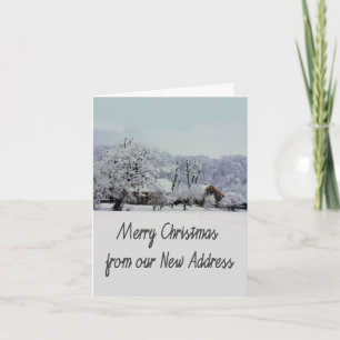 Joyeux Noël - Nouvelle carte de Noël d'adresse