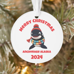 Joyeux Noël Orca Anchorage Alaska