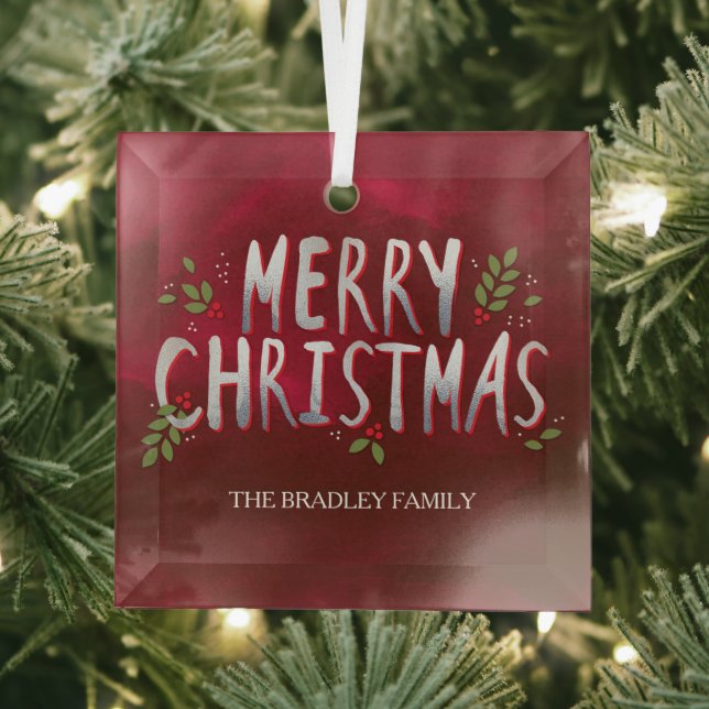 Joyeux Noël Ornement personnalisé (Insitu)